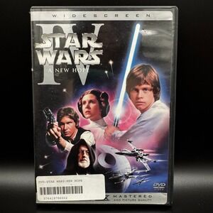 Star Wars: A New Hope Remastered 2004 DVD Widescreen, THX Remastered -GREAT Cond